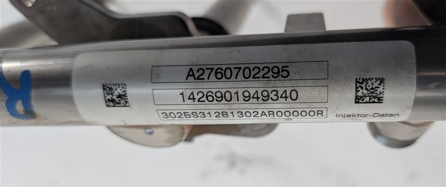Thumbnail 11: 15-16 MERCEDES GL450 GLE400 X166 M276 LEFT/RIGHT FUEL RAIL SET/2 w/6 INJECTORS