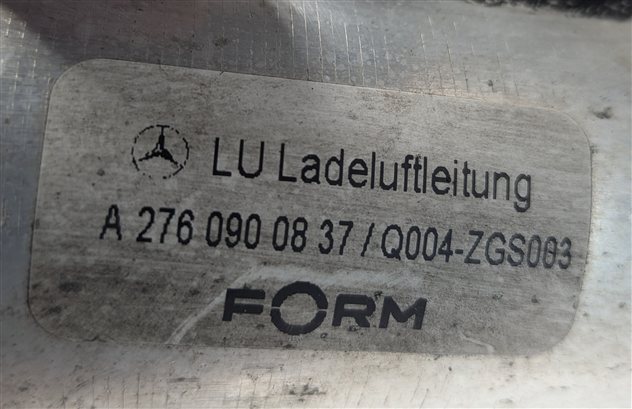 Thumbnail 10: 2015 MERCEDES GL450 (X166) 3.0L (M276) ENGINE INTERCOOLER PIPE LEFT/RIGHT SET/2