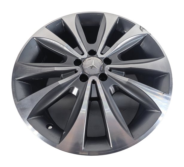 Thumbnail 3: 13-16 MERCEDES GL350 GL450 X166 20X8.5 ET62 10-SPOKE MACHINED GRAY ALLOY WHEEL
