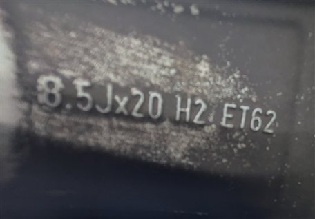 Thumbnail 7: 13-16 MERCEDES GL350 GL450 X166 20X8.5 ET62 10-SPOKE MACHINED GRAY ALLOY WHEEL