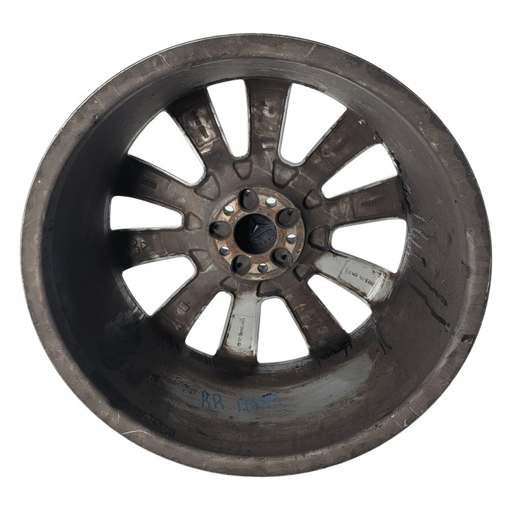 Thumbnail 12: 13-16 MERCEDES GL350 GL450 X166 20X8.5 ET62 10-SPOKE MACHINED GRAY ALLOY WHEEL