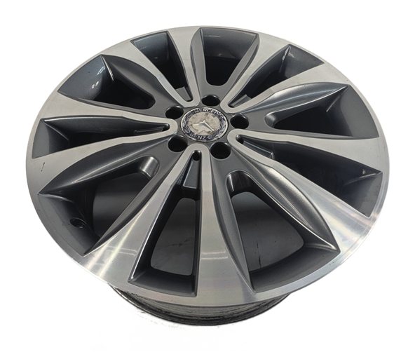 Thumbnail 3: 13-16 MERCEDES GL350 GL450 X166 20X8.5 ET62 10-SPOKE MACHINED GRAY ALLOY WHEEL