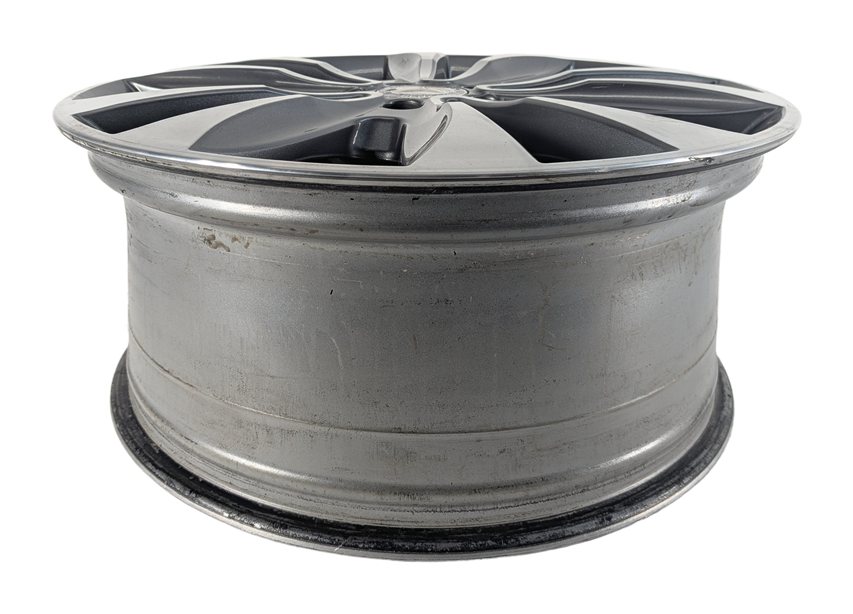 Thumbnail 3: 13-16 MERCEDES GL350 GL450 X166 20X8.5 ET62 10-SPOKE MACHINED GRAY ALLOY WHEEL