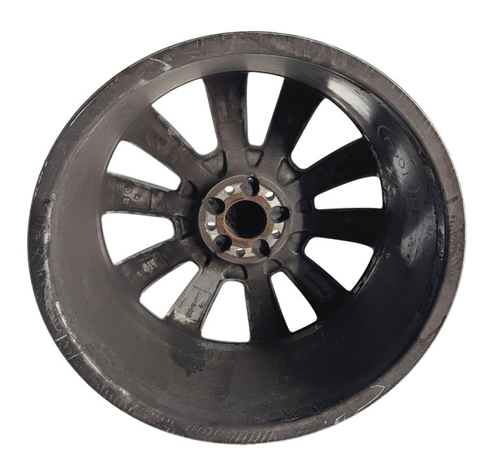 Thumbnail 8: 13-16 MERCEDES GL350 GL450 X166 20X8.5 ET62 10-SPOKE MACHINED GRAY ALLOY WHEEL