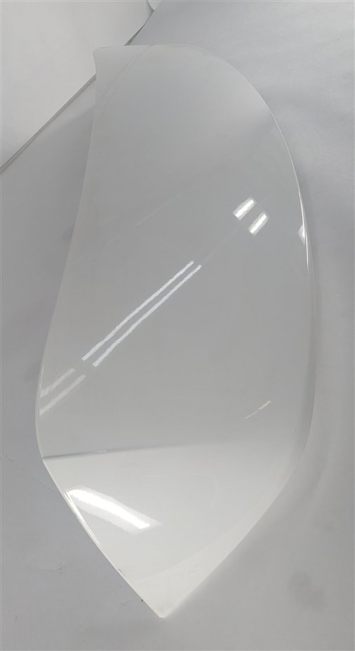 Thumbnail 2: 13-19 MERCEDES GL GLS (W166 X166) REAR TRUNK UPPER SPOILER WING TRIM (White)