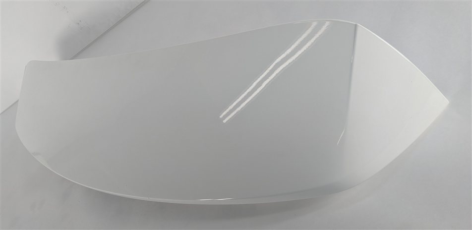 Thumbnail 3: 13-19 MERCEDES GL GLS (W166 X166) REAR TRUNK UPPER SPOILER WING TRIM (White)