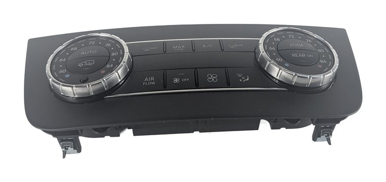Thumbnail 2: 14-19 MERCEDES GL GLS (X166 W166) FRONT HEATER AC CLIMATE CONTROL & TRIM (BLACK)