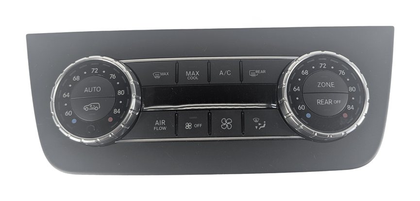 Thumbnail 3: 14-19 MERCEDES GL GLS (X166 W166) FRONT HEATER AC CLIMATE CONTROL & TRIM (BLACK)