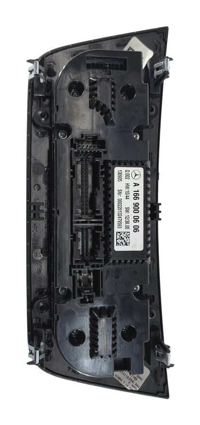 Thumbnail 7: 14-19 MERCEDES GL GLS (X166 W166) FRONT HEATER AC CLIMATE CONTROL & TRIM (BLACK)