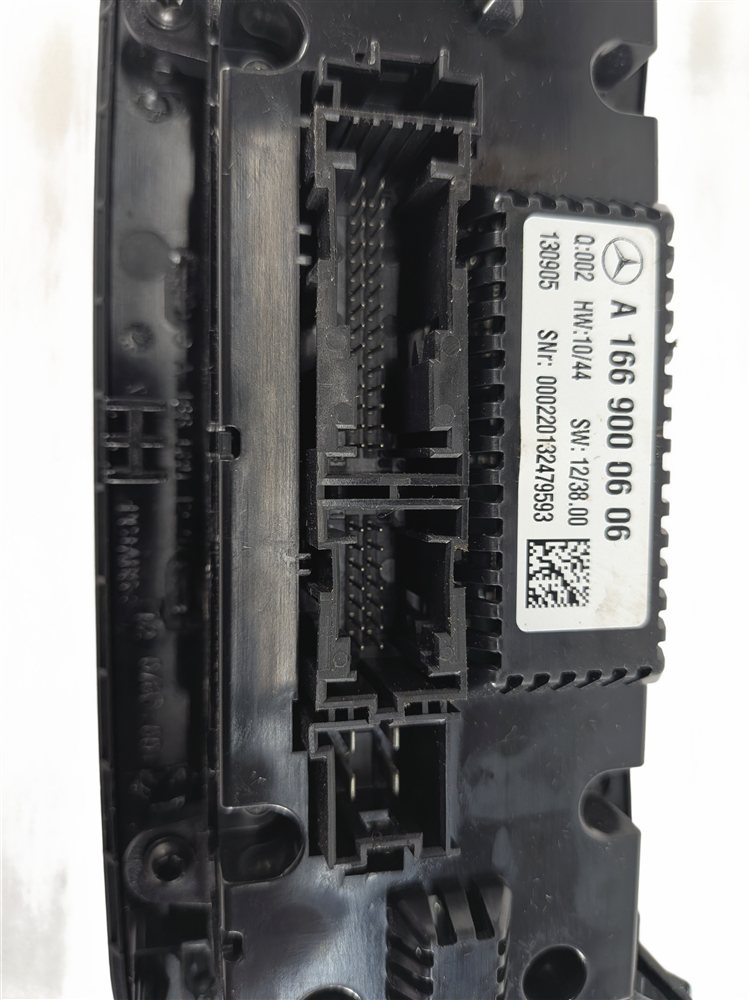 Thumbnail 8: 14-19 MERCEDES GL GLS (X166 W166) FRONT HEATER AC CLIMATE CONTROL & TRIM (BLACK)