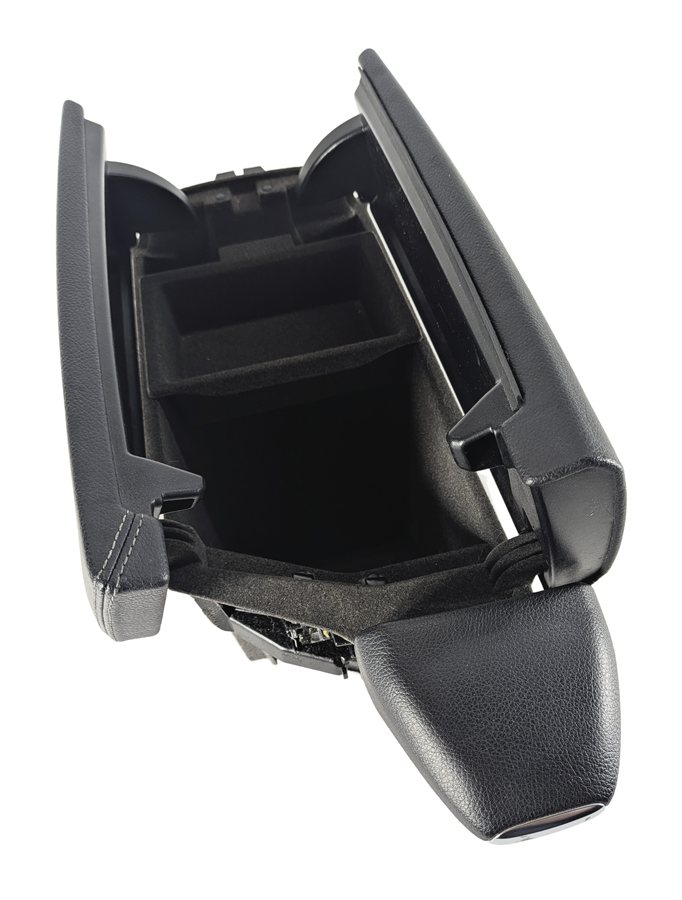 Thumbnail 7: 12-19 MERCEDES GL GLS ML W166 X166 CENTER CONSOLE STORAGE ARMREST & LID (Black)