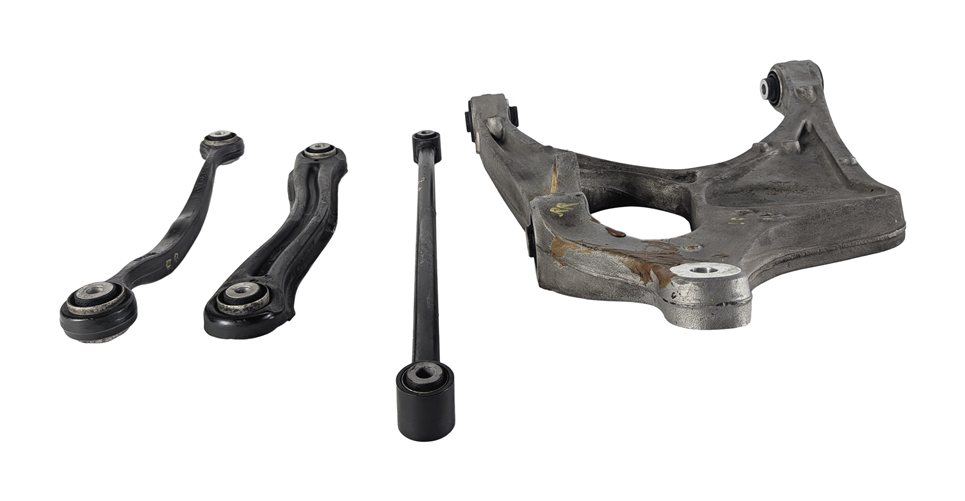 Thumbnail 2: 12-19 MERCEDES GL350 GL450 GL550 ML350 (W166 X166) RIGHT REAR CONTROL ARM SET