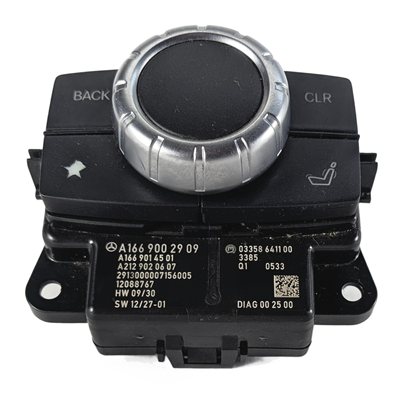 Thumbnail 2: 14-16 MERCEDES GL350 GL450 GL550 ML350 ML550 (W166 X166) RADIO GPS SWITCH KNOB