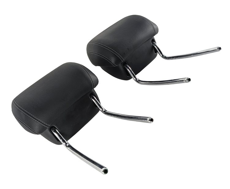 13-19 MERCEDES GL63 GL350 GL550 GLS (X166) FRONT SEAT HEADREST SET/2 (Black)
