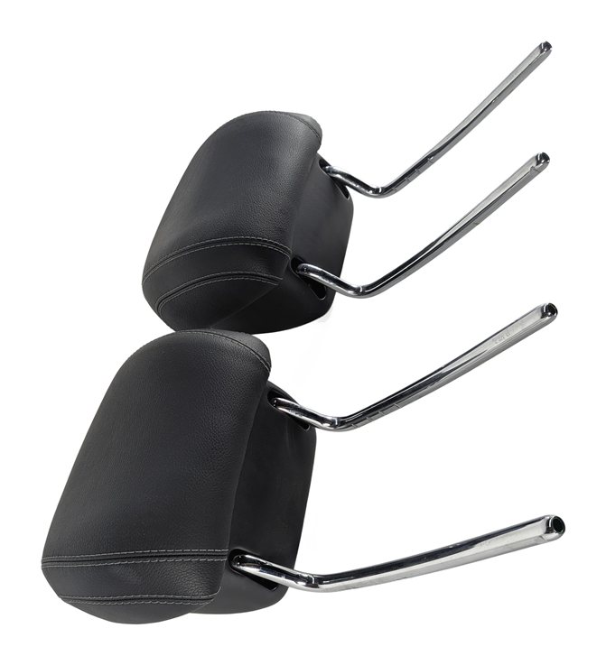 Thumbnail 5: 13-19 MERCEDES GL63 GL350 GL550 GLS (X166) FRONT SEAT HEADREST SET/2 (Black)