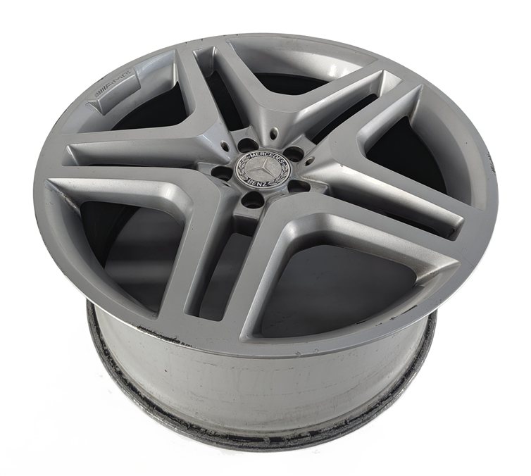 Thumbnail 3: 13-19 MERCEDES GL350 GL450 GL550 GLS X166 21x10 ALUMINUM 10 SPOKE AMG WHEEL RIM