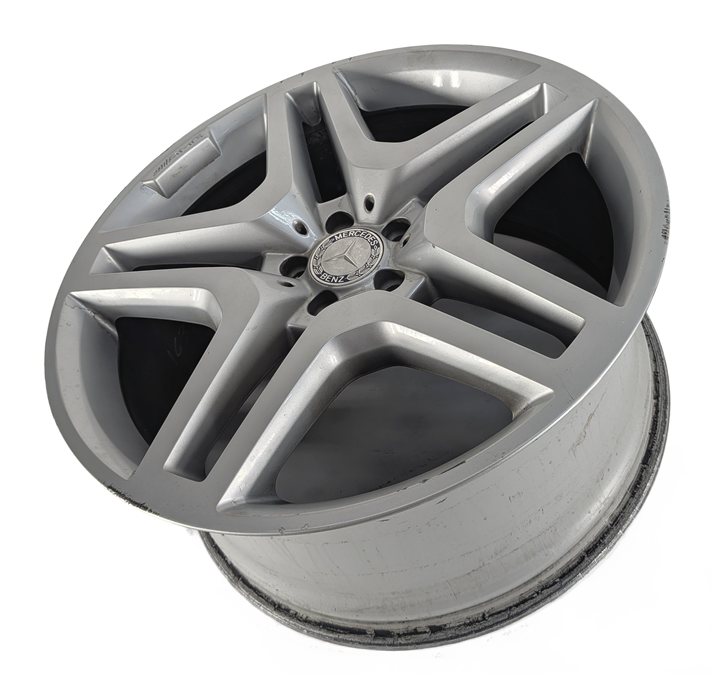 Thumbnail 4: 13-19 MERCEDES GL350 GL450 GL550 GLS X166 21x10 ALUMINUM 10 SPOKE AMG WHEEL RIM