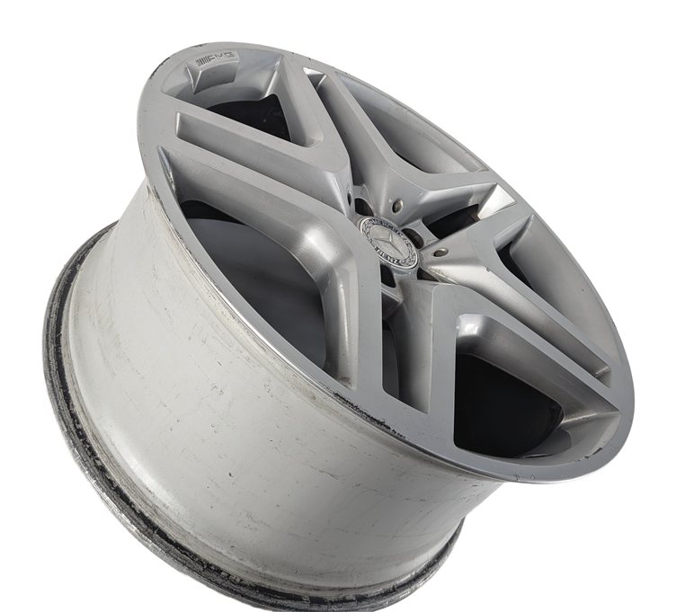 Thumbnail 5: 13-19 MERCEDES GL350 GL450 GL550 GLS X166 21x10 ALUMINUM 10 SPOKE AMG WHEEL RIM