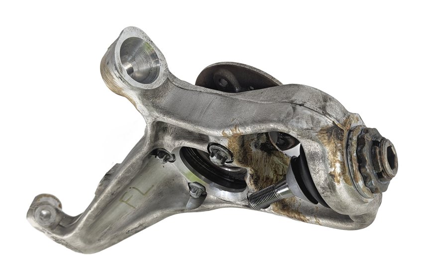Thumbnail 4: 12-19 MERCEDES GL GLE GLS ML (W166 X166) FRONT LEFT SPINDLE KNUCKLE WHEEL HUB