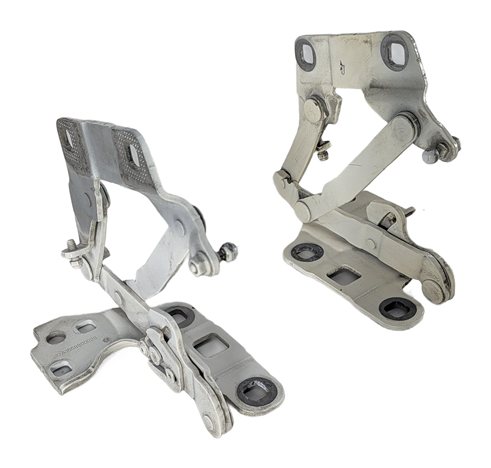 12-19 MERCEDES GL ML (W166 X166) FRONT LEFT & RIGHT HOOD HINGE SET (White)
