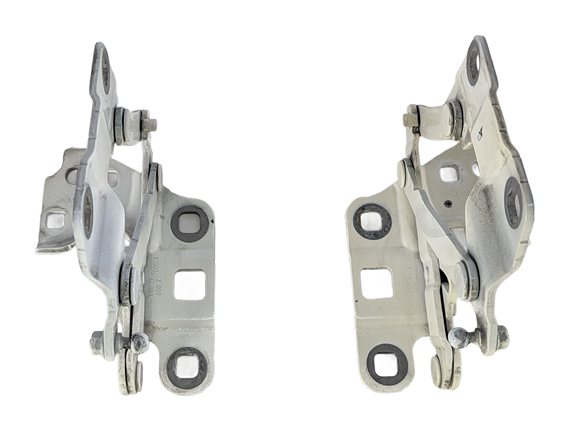Thumbnail 3: 12-19 MERCEDES GL ML (W166 X166) FRONT LEFT & RIGHT HOOD HINGE SET (White)
