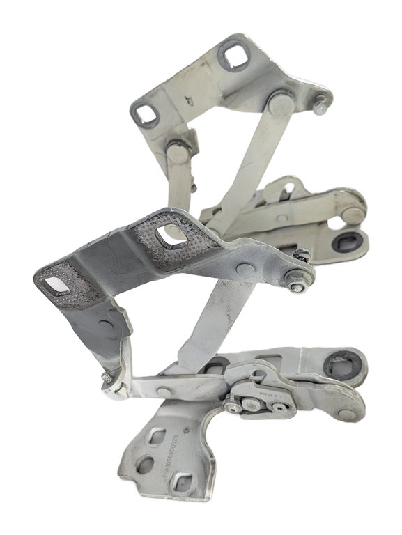 Thumbnail 5: 12-19 MERCEDES GL ML (W166 X166) FRONT LEFT & RIGHT HOOD HINGE SET (White)