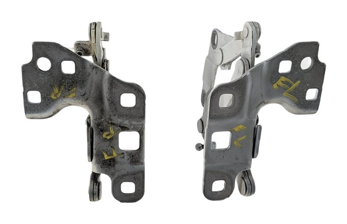 Thumbnail 7: 12-19 MERCEDES GL ML (W166 X166) FRONT LEFT & RIGHT HOOD HINGE SET (White)