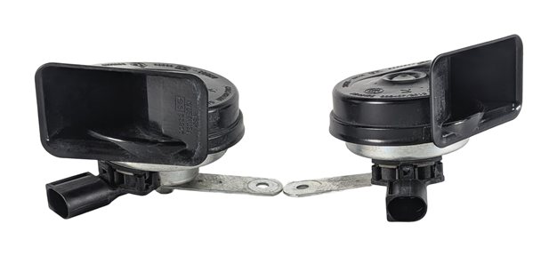 Thumbnail 2: 13-19 MERCEDES GL ML GLE GLS CLASS (W166 X166) HIGH & LOW TONE SAFETY HORN SET-2
