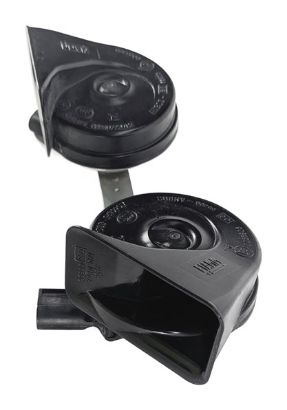 Thumbnail 4: 13-19 MERCEDES GL ML GLE GLS CLASS (W166 X166) HIGH & LOW TONE SAFETY HORN SET-2