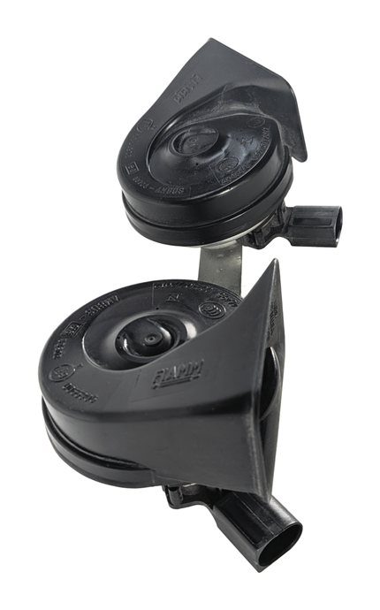 Thumbnail 5: 13-19 MERCEDES GL ML GLE GLS CLASS (W166 X166) HIGH & LOW TONE SAFETY HORN SET-2