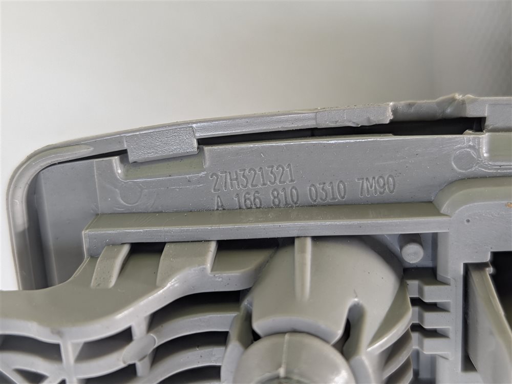 Thumbnail 9: 13-19 MERCEDES GL GLS CLASS X166 FRONT RIGHT PASSENGER SUNVISOR VISOR (Gray)