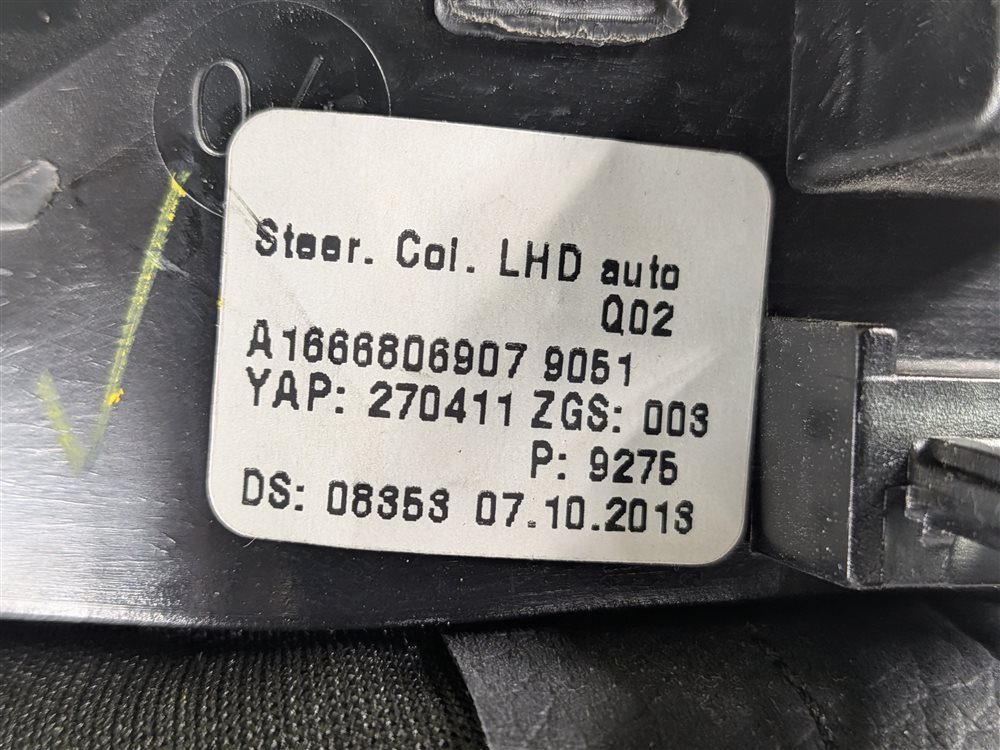 Thumbnail 9: 13-19 GL GLE GLS ML W166 X166 COMBINATION SWITCH SHIFT CRUISE TURN SIGNAL WIPER