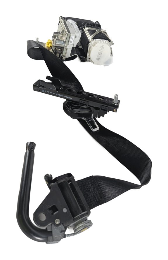 Thumbnail 4: 12-16 MERCEDES GL CLASS (X166) FRONT RIGHT PASSENGER SEATBELT RETRACTOR (Black)