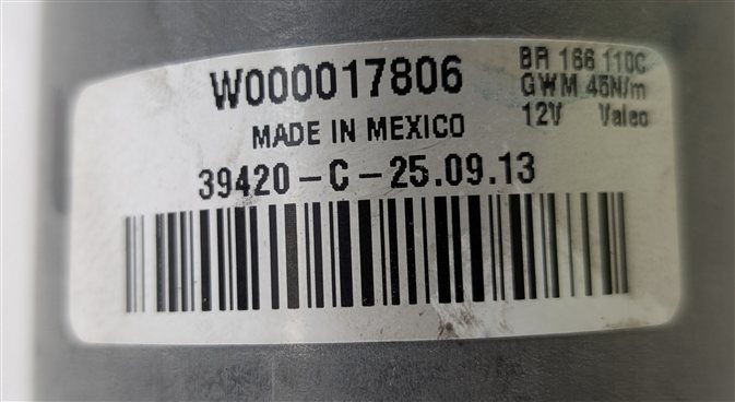 Thumbnail 8: 2013-2019 MERCEDES GL350 GL450 GL550 GLS GLE (W166 X166) FRONT WIPER MOTOR