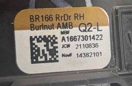 Thumbnail 12: 2014 MERCEDES GL550 (X166) INTERIOR DOOR DASH CENTER CONSOLE TRIM SET/6 (Walnut)