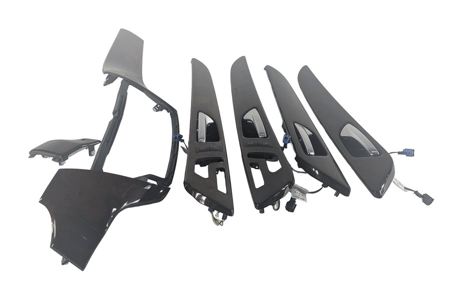 Thumbnail 6: 2014 MERCEDES GL550 (X166) INTERIOR DOOR DASH CENTER CONSOLE TRIM SET/6 (Walnut)