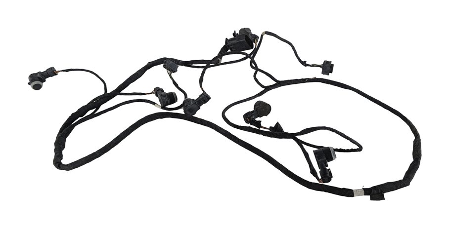Thumbnail 5: 2014 MERCEDES GL550 (X166) FRONT PARK ASSIST PDC SENSORS SET/6 w/HARNESS (White)