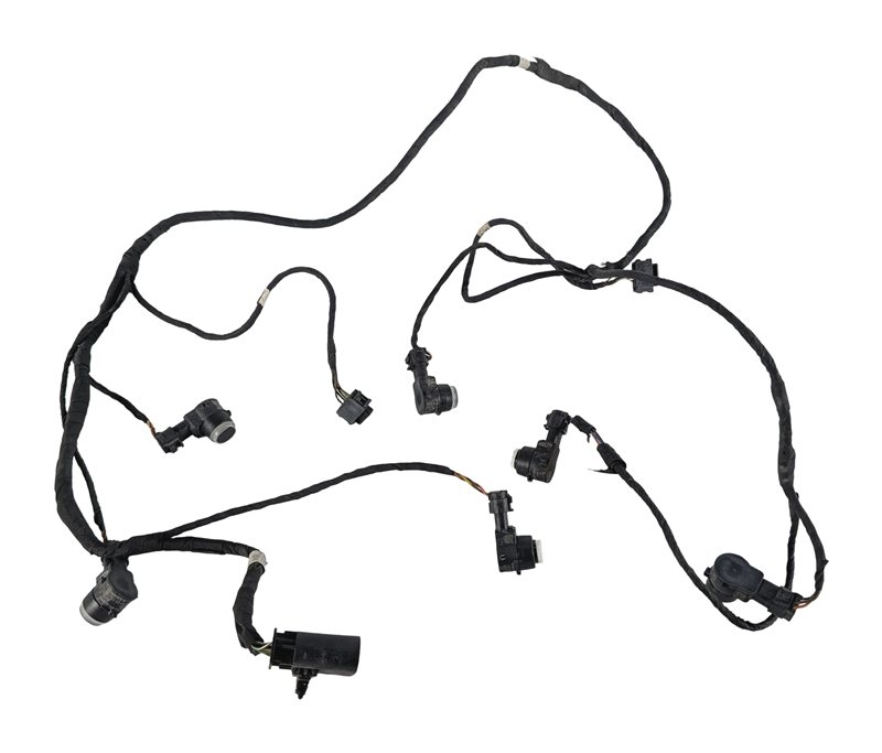 Thumbnail 6: 2014 MERCEDES GL550 (X166) FRONT PARK ASSIST PDC SENSORS SET/6 w/HARNESS (White)