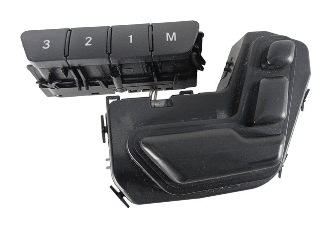 Thumbnail 3: 2014 MERCEDES GL550 (X166) FRONT RIGHT PASSENGER SEAT ADJUST SWITCH w/ MEMORY