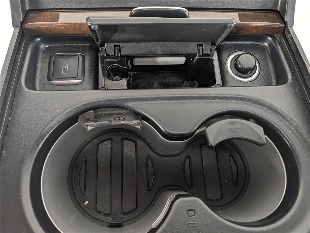 Thumbnail 12: 2014 MERCEDES GL550 (X166) CENTER CONSOLE HEATED COOLED CUP HOLDER (Walnut)