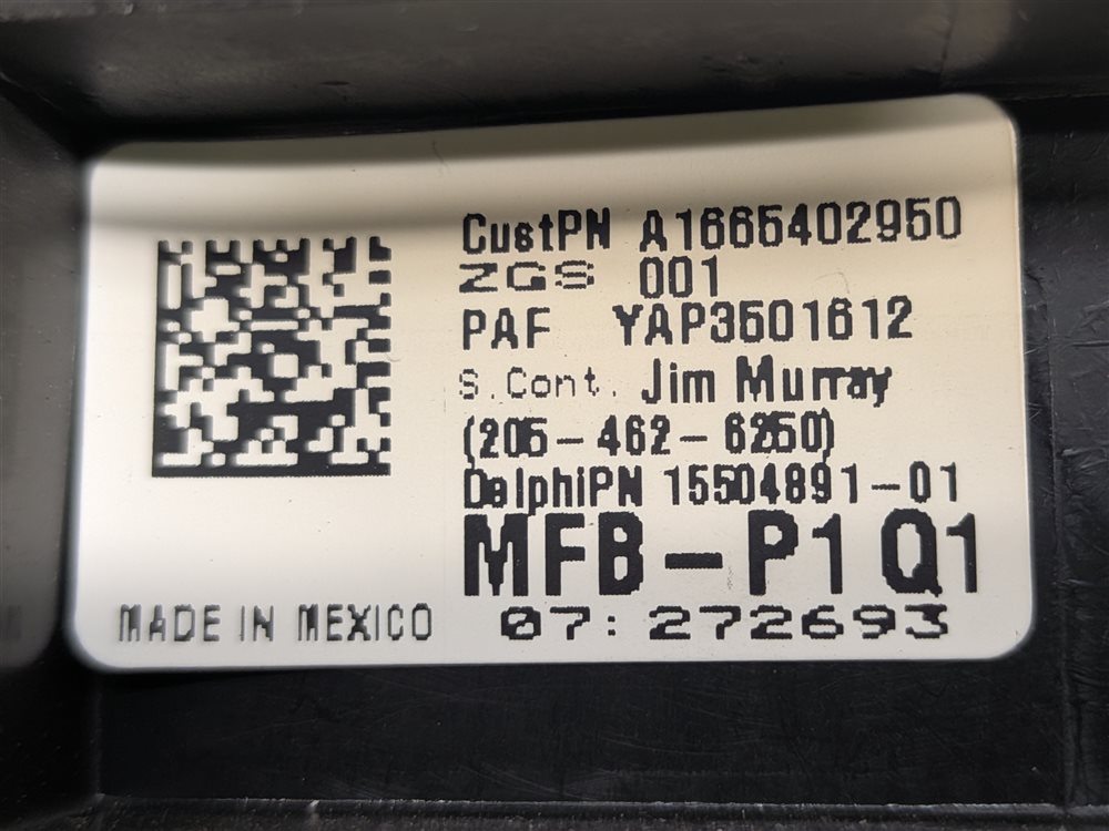 Thumbnail 9: 2014 MERCEDES GL550 (X166) 4.6L FUSE BOX RELAY JUNCTION CARRIER BLOCK