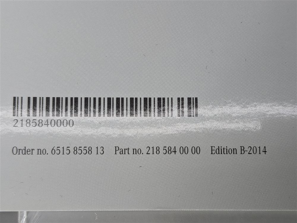 Thumbnail 16: 2014 MERCEDES GL550 (X166) 4.6L OWNER'S MANUAL BOOKLET SET w/ CASE HANDBOOK