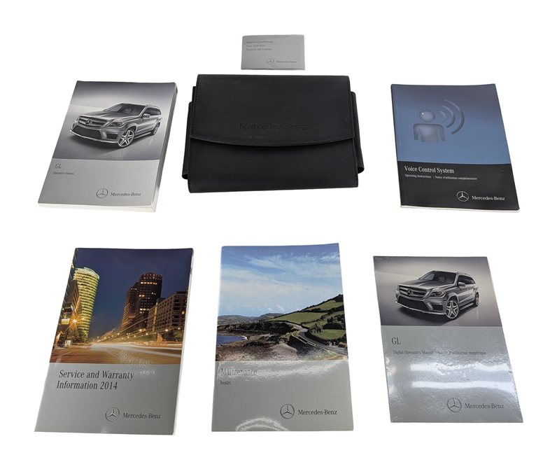 Thumbnail 2: 2014 MERCEDES GL550 (X166) 4.6L OWNER'S MANUAL BOOKLET SET w/ CASE HANDBOOK