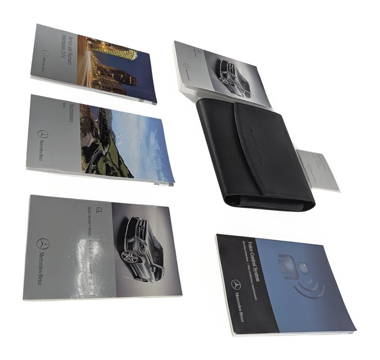 Thumbnail 3: 2014 MERCEDES GL550 (X166) 4.6L OWNER'S MANUAL BOOKLET SET w/ CASE HANDBOOK