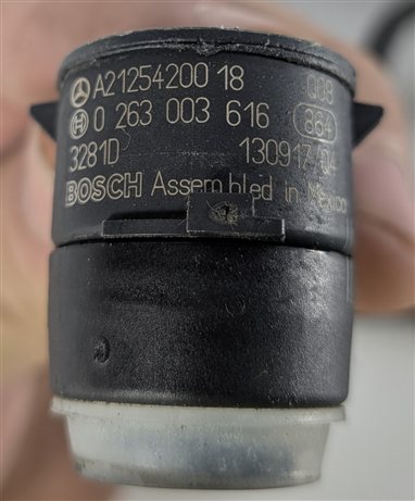 Thumbnail 10: 2014 MERCEDES GL550 (X166) REAR PARK ASSIST PDC SENSOR SET/4 w/ HARNESS (White)