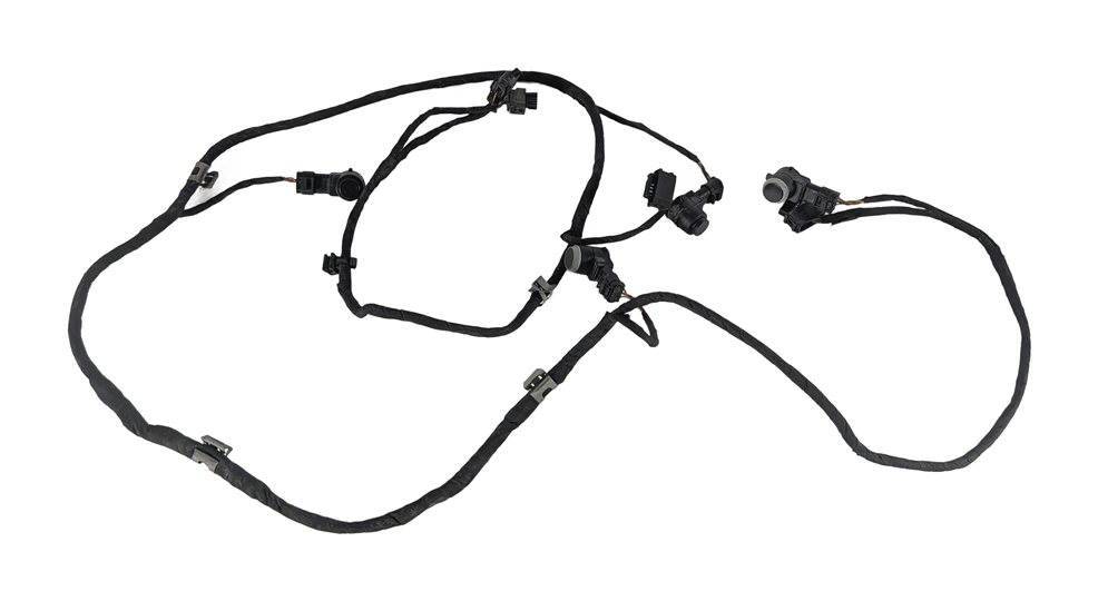 Thumbnail 3: 2014 MERCEDES GL550 (X166) REAR PARK ASSIST PDC SENSOR SET/4 w/ HARNESS (White)