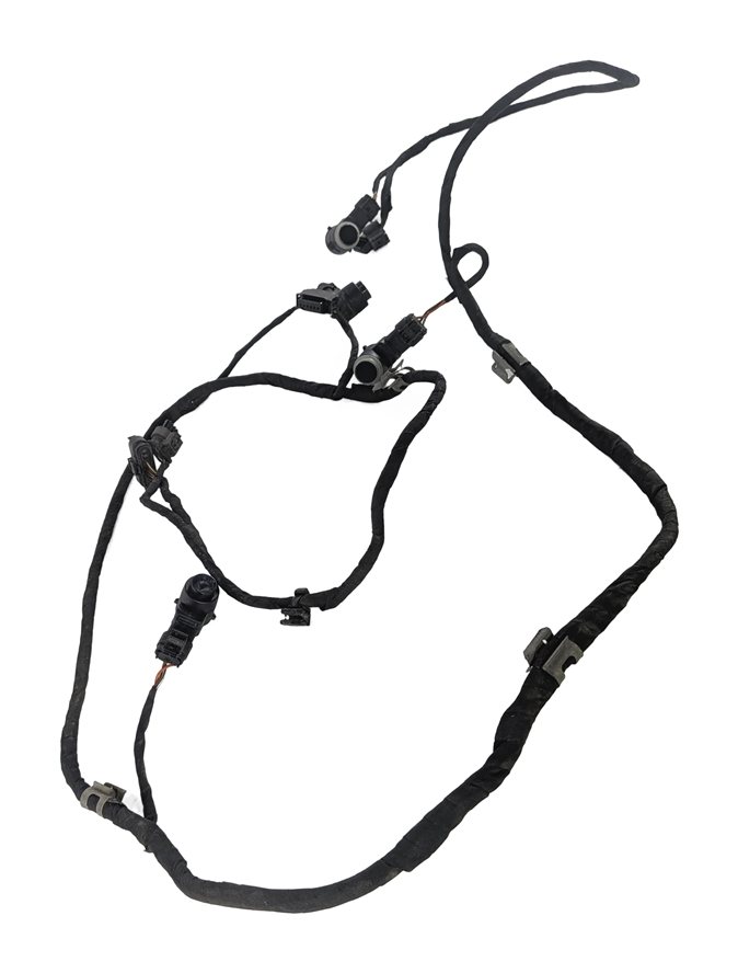 Thumbnail 5: 2014 MERCEDES GL550 (X166) REAR PARK ASSIST PDC SENSOR SET/4 w/ HARNESS (White)