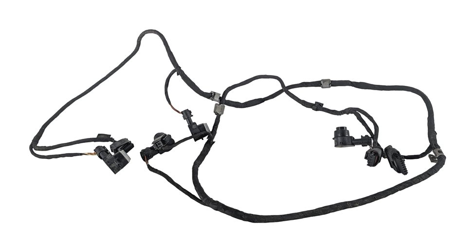 Thumbnail 6: 2014 MERCEDES GL550 (X166) REAR PARK ASSIST PDC SENSOR SET/4 w/ HARNESS (White)