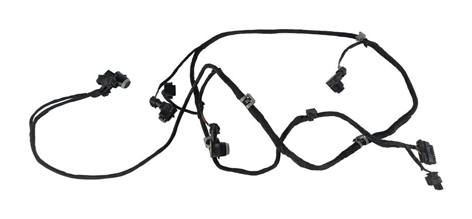 Thumbnail 7: 2014 MERCEDES GL550 (X166) REAR PARK ASSIST PDC SENSOR SET/4 w/ HARNESS (White)