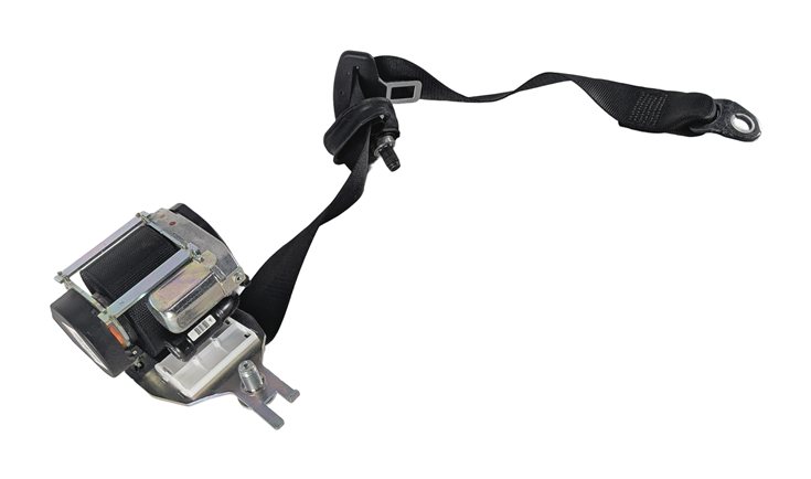 2014 MERCEDES GL550 (X166) REAR LEFT 2ND ROW SEAT SEATBELT RETRACTOR (Black)